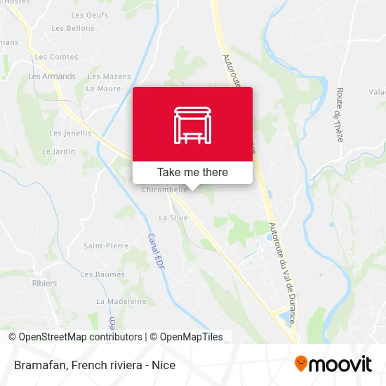 Bramafan map