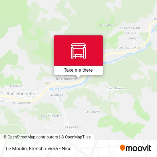Le Moulin map