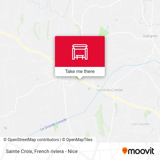 Sainte Croix map