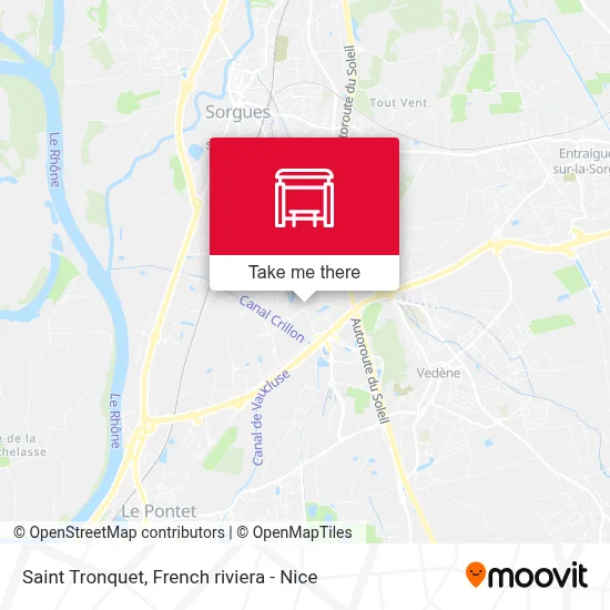 Saint Tronquet map