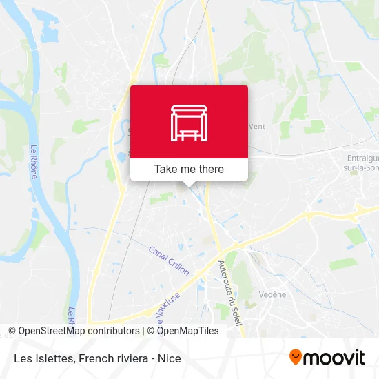 Les Islettes map