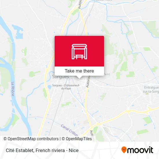 Cité Establet map