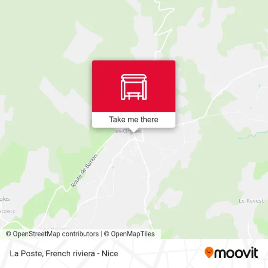 La Poste map