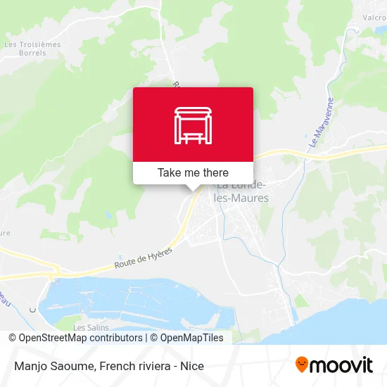 Manjo Saoume map
