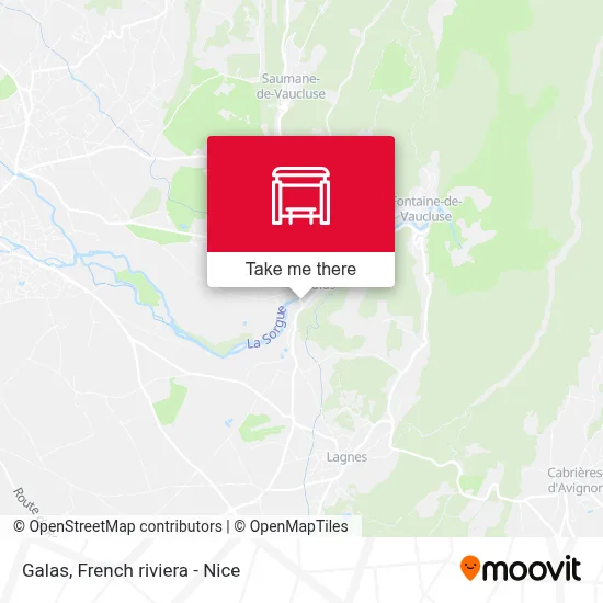 Galas map