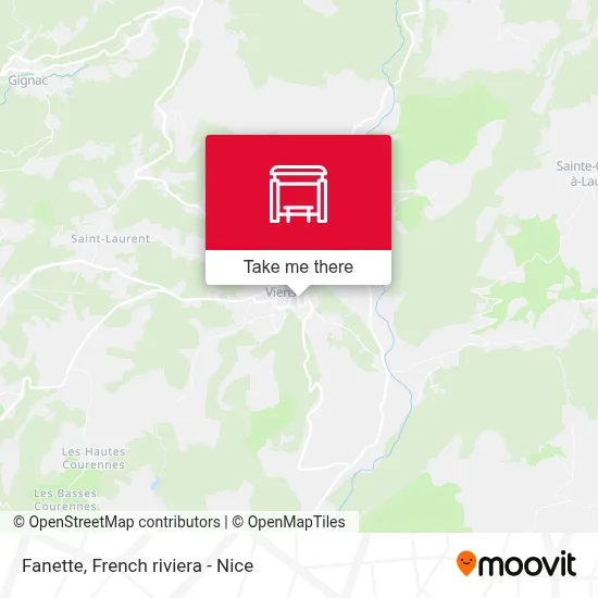 Fanette map