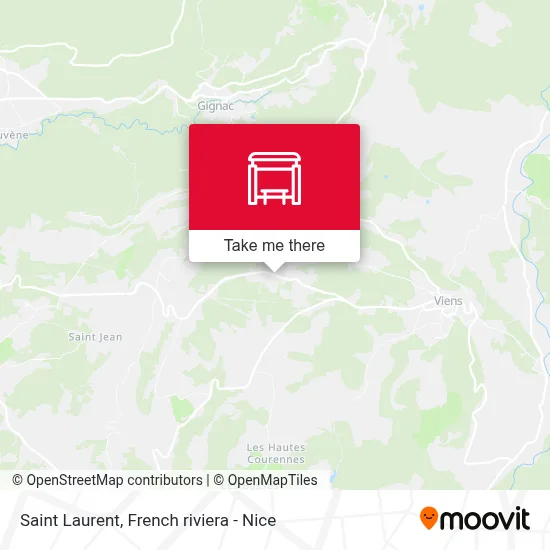 Saint Laurent map