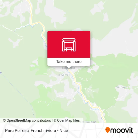 Parc Peiresc map