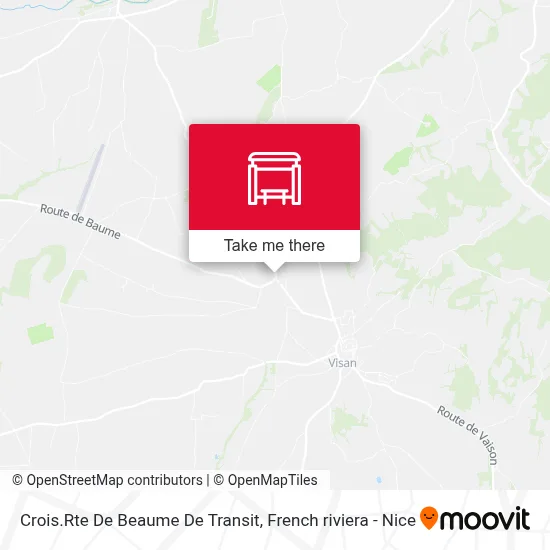 Crois.Rte De Beaume De Transit map
