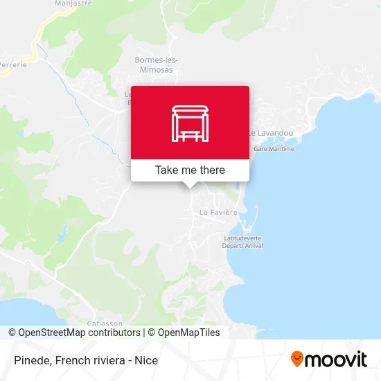 Pinede map