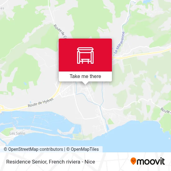 Residence Senior map