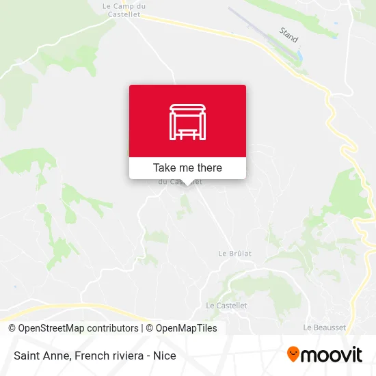 Sainte Anne map