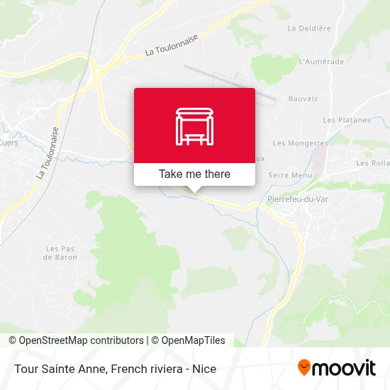 Tour Sainte Anne map