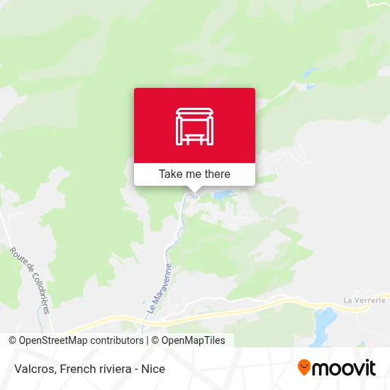 Valcros map