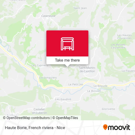 Haute Borie map