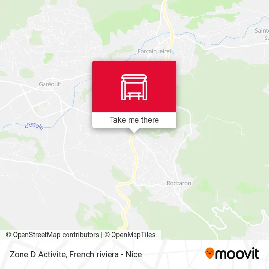 Zone D Activite map