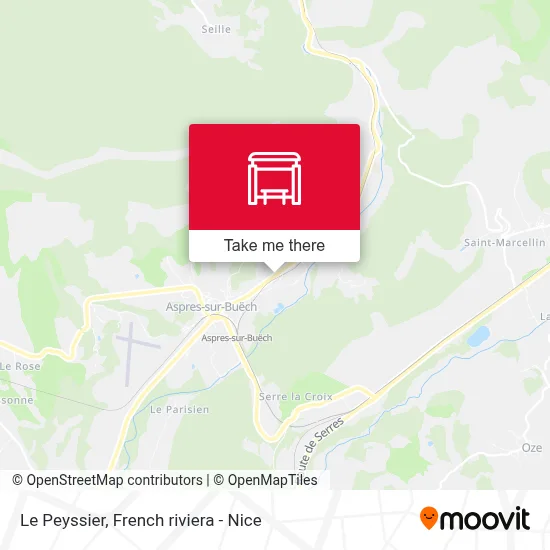 Le Peyssier map