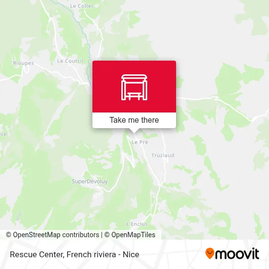 Centre De Secours map