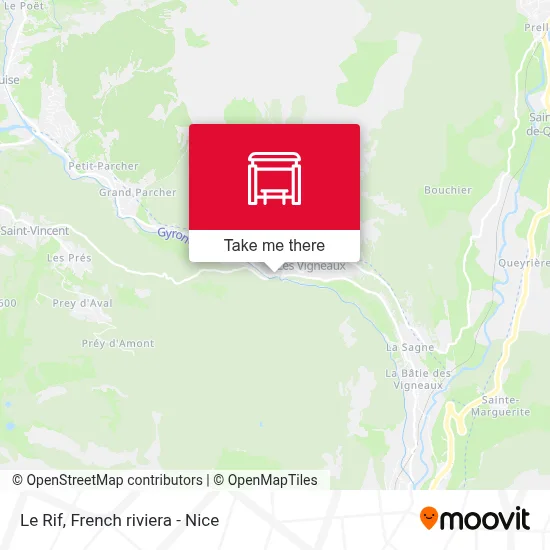 Le Rif map