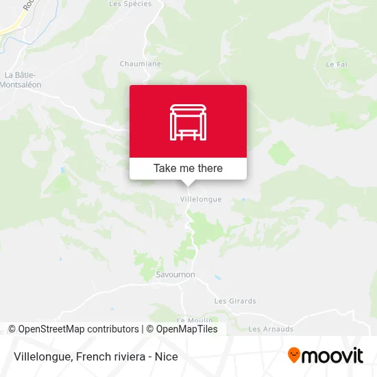 Villelongue map
