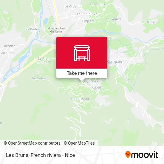 Les Bruns map
