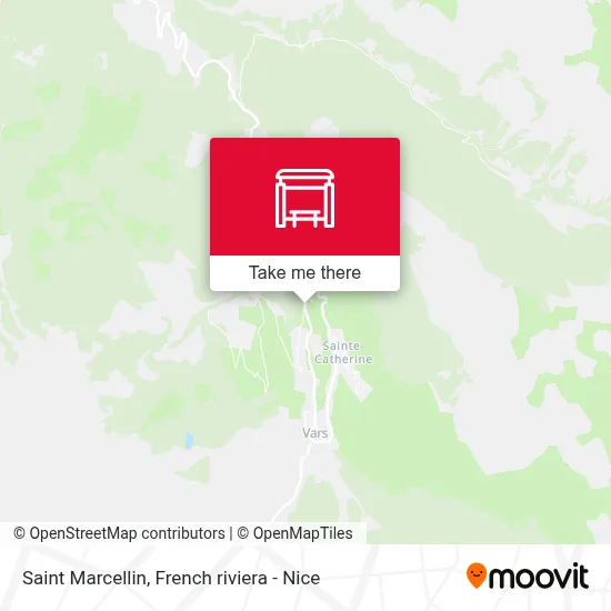 Saint Marcellin map