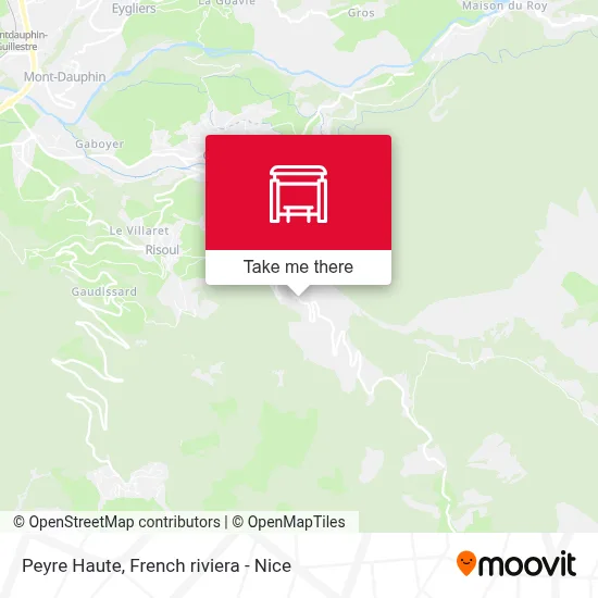 Peyre Haute map