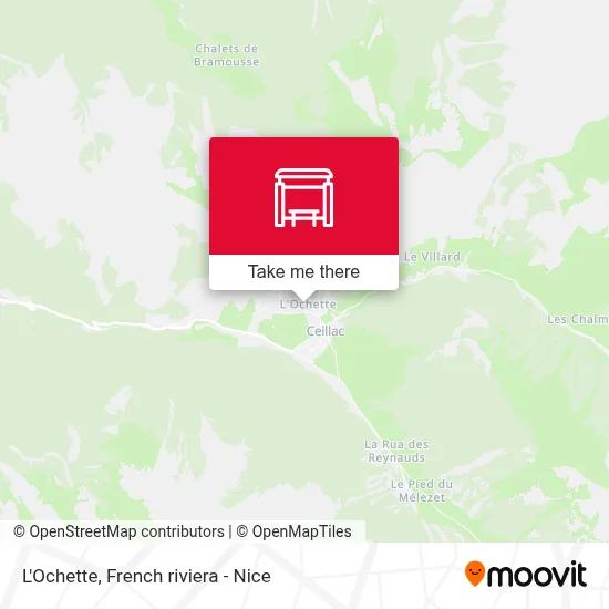 L'Ochette map