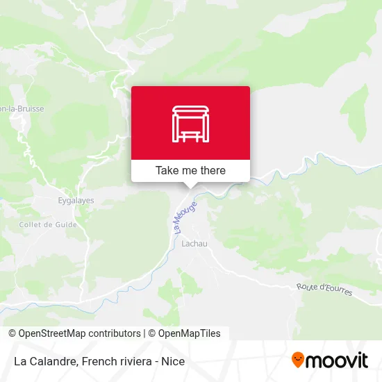 Mapa La Calandre