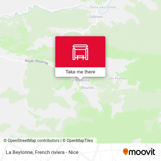 La Beylonne map