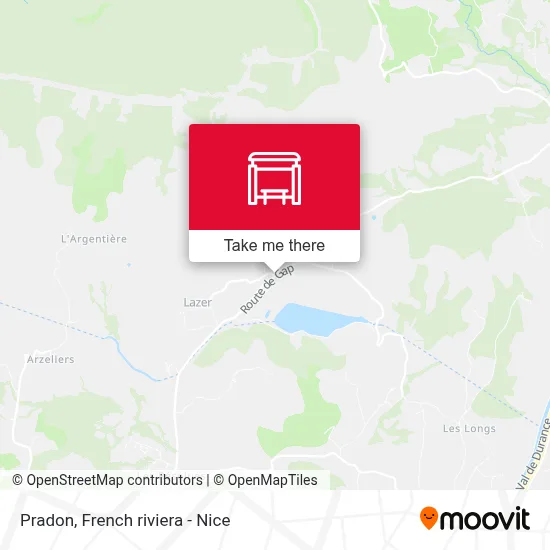 Pradon map