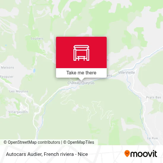 Autocars Audier map