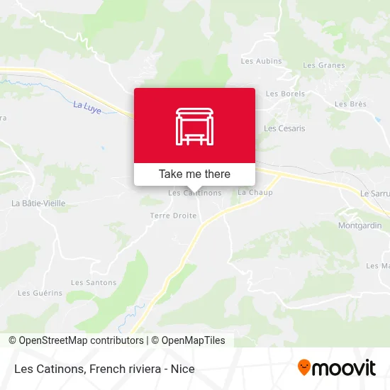 Les Catinons map