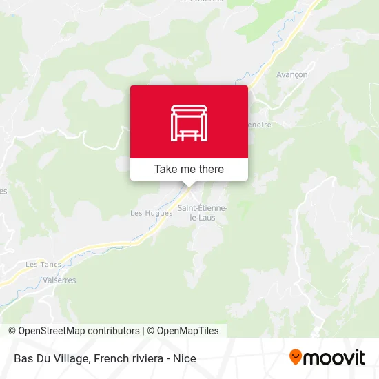 Bas Du Village map