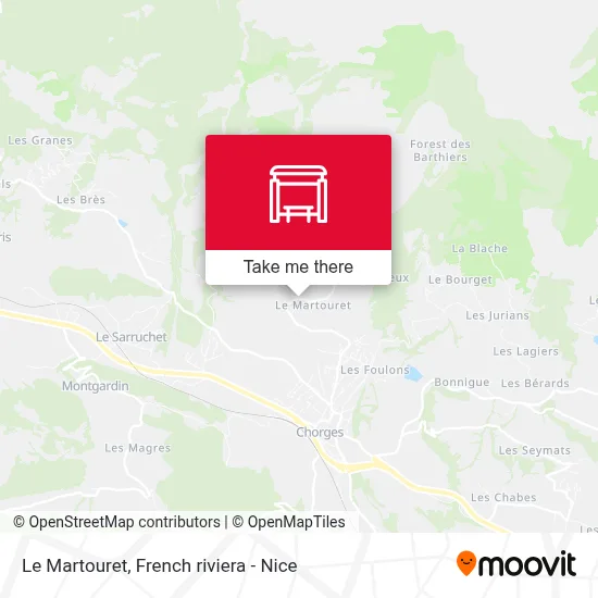 Le Martouret map