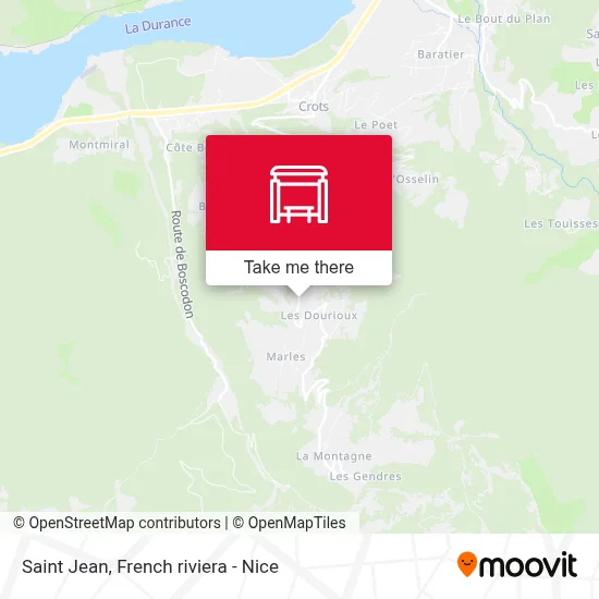 Saint Jean map