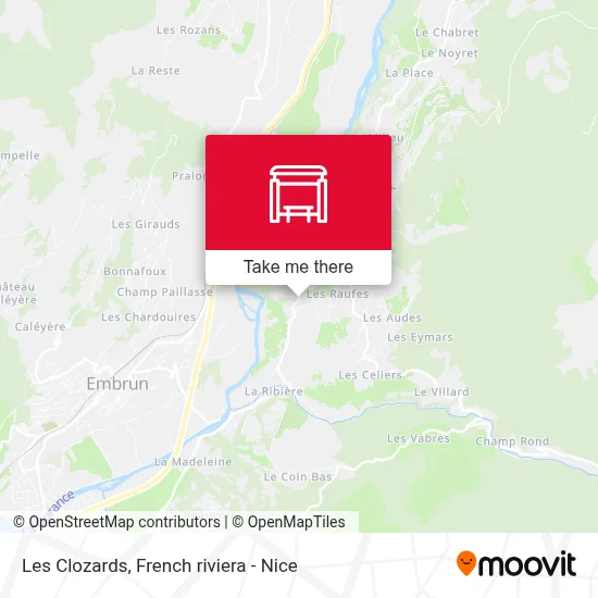 Les Clozards map