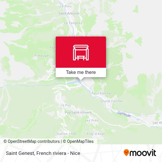 Saint Genest map