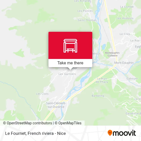 Le Fournet map