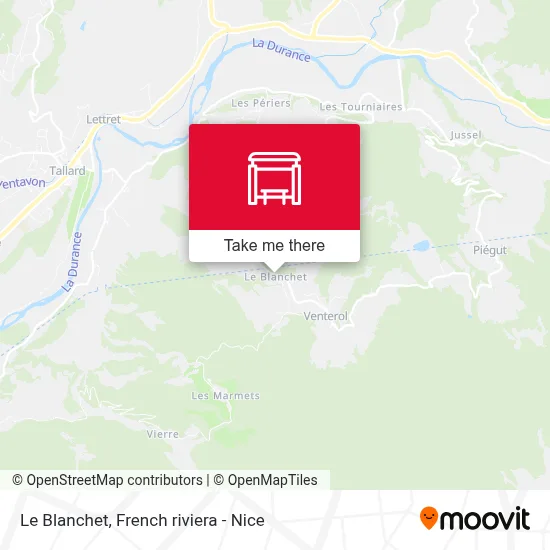 Le Blanchet map