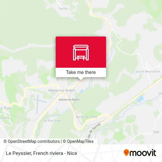 Le Peyssier map