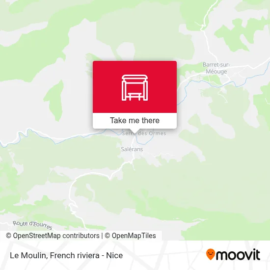 Le Moulin map