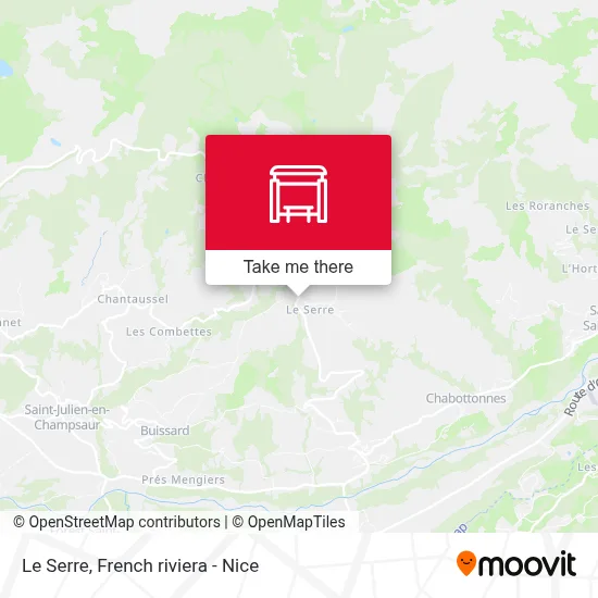 Le Serre map