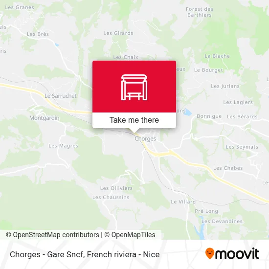 Chorges - Gare Sncf map