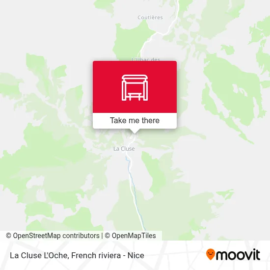 La Cluse L'Oche map