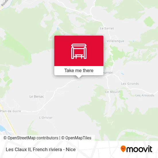 Les Claux II map