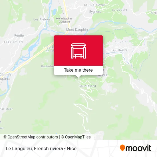 Le Languieu map