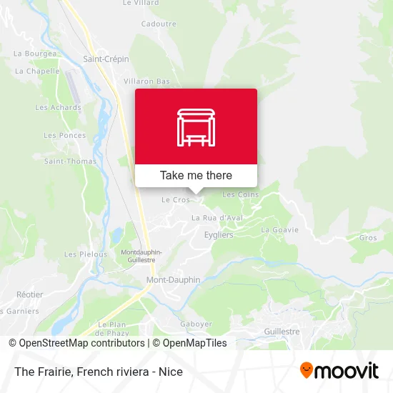 La Frairie map