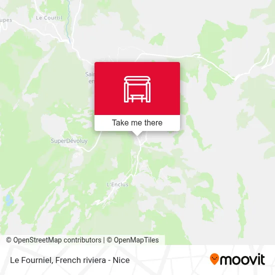 Le Fourniel map
