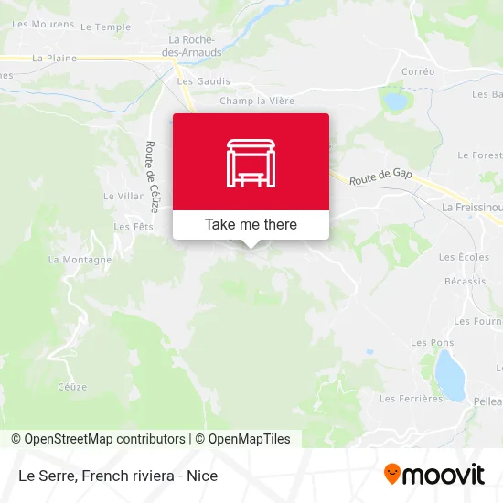 Le Serre map